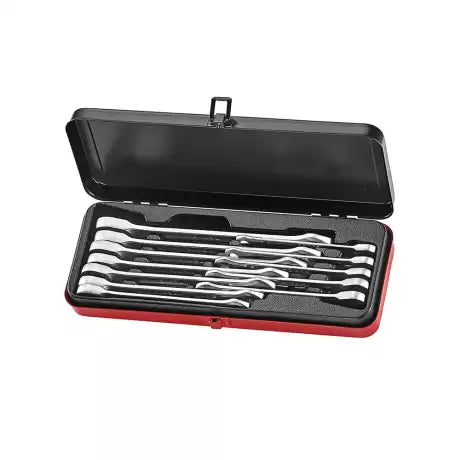 Force sleutelset met 12 steek-ratelsleutel