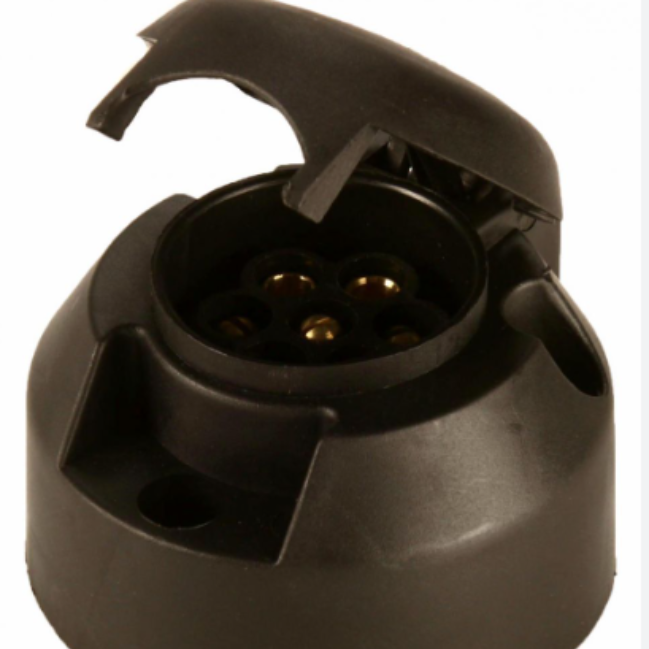 Stekkerdoos 7+1 met mistachterlicht