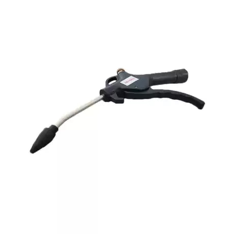 Blaaspistool met doorstroomregelaar